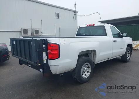 2016 Chevrolet Silverado 1500 Wt from USA, damaged, VIN 1GCNCNEH8GZ135676